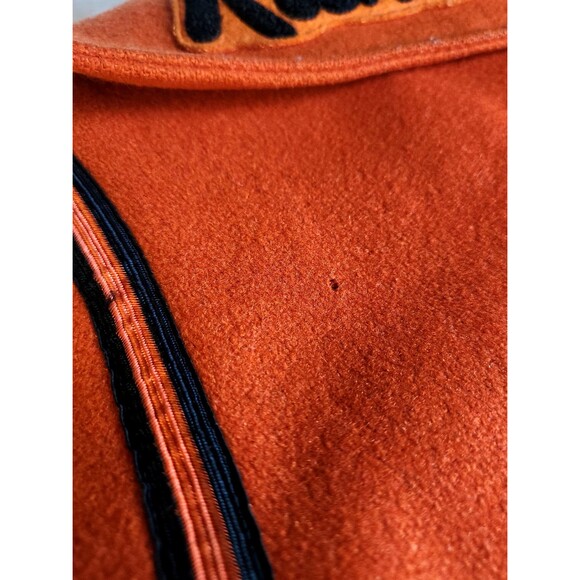 Vintage Varsity Letterman: Wool Bomber, Sailor Collar Cheerleader Jacket, S/M - Picture 8 of 14